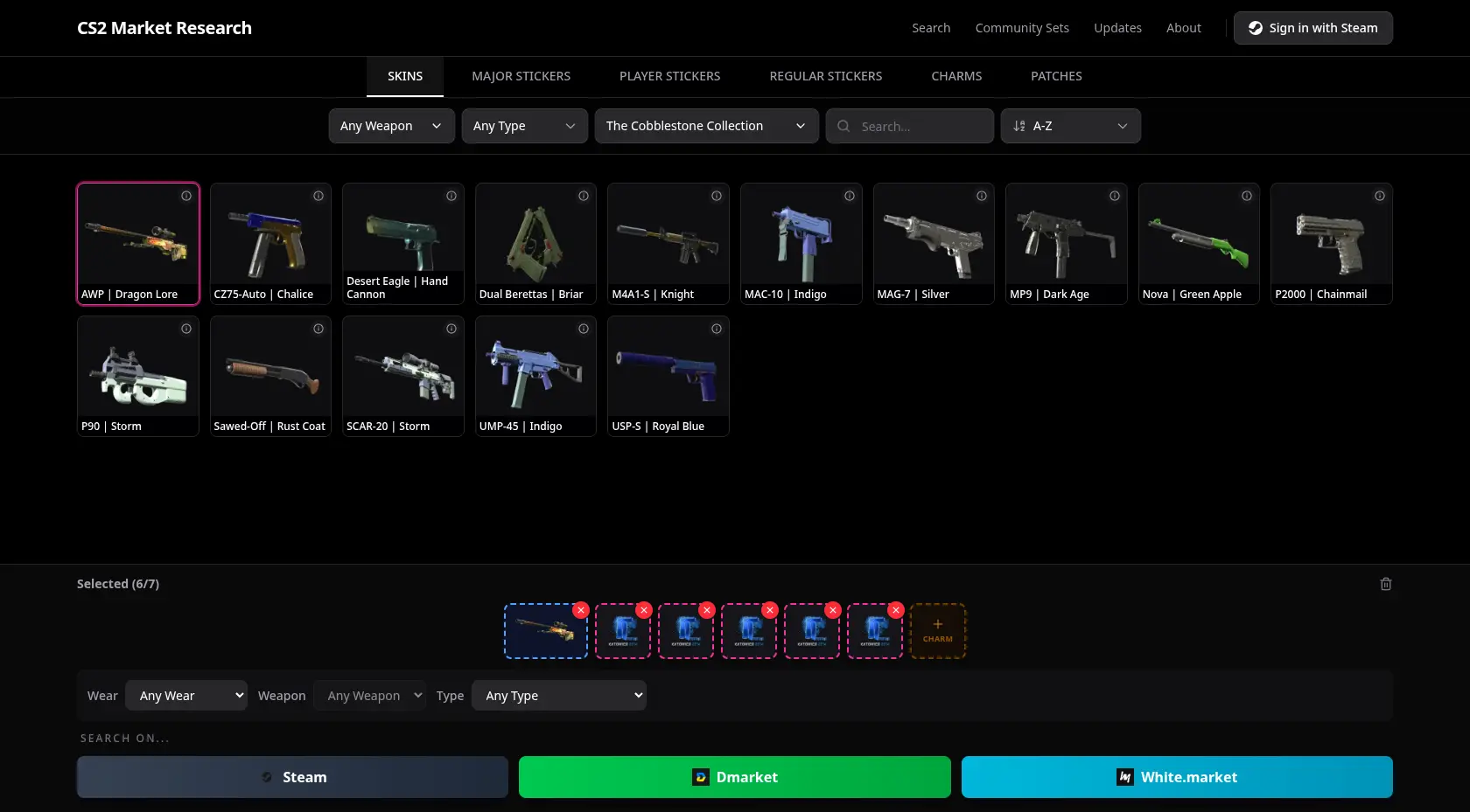 screenshot: main interface overview